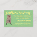 Search for cartoons business cards Illustration