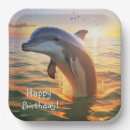Search for dolphins paper plates Fish