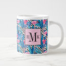 Search for geometric watercolor mugs Tropical