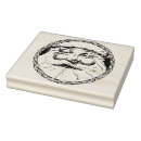 Search for face rubber stamps Santa claus