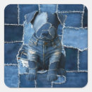 Search for blue denim jeans stickers Vintage