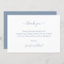 Search for dusty blue wedding thank you cards Minimalist