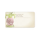 Search for parchment return address labels Tropical