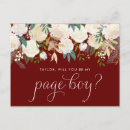 Search for page boy invitations Will you be my