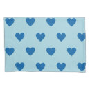 Search for blue hearts pillowcases Cute