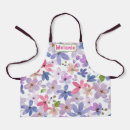 Search for flower girl aprons Watercolor flowers