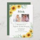 Search for sunflower anniversary invitations Summer