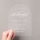 Search for transparent wedding invitations Script