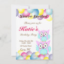 Search for pattern owl invitations Pink
