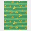 Search for green and gold blankets St patricks day