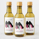 Search for high heel wine labels Bachelorette party