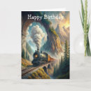 Search for steam train birthday cards Tracks