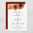 Search for burgundy and sunflower invitations Flowers