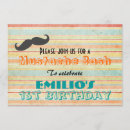 Search for moustache bash birthday invitations Baby