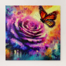 Search for purple butterfly puzzles Black