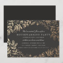 Search for gold housewarming party invitations Floral