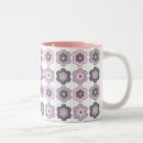 Search for gray and pink mugs Flowers