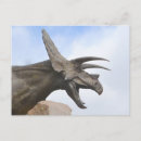 Search for prehistoric animals postcards Triceratops