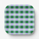 Search for gingham pattern plates Vintage