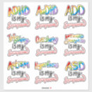 Search for spectrum disorder stickers Adhd