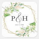 Search for gold foil monogram stickers Modern