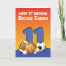 Search for 11th boy birthday cards Eleven
