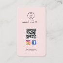 Search for virtual business cards Pink