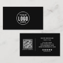 Search for logo business cards Qr code
