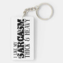 Search for heavy key rings Humour