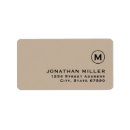Search for with monogram return address labels Monogrammed
