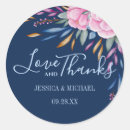 Search for dark pink wedding stickers Watercolor