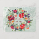Search for holiday moving announcement postcards Rustic