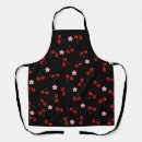 Search for dark red aprons Black