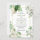 Search for white floral wedding invitations Gold