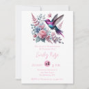 Search for hummingbird birthday invitations Flowers