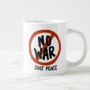 Search for war is peace mugs Hippie