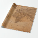 Search for vintage map wrapping paper Antique