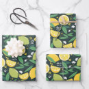 Search for food pattern wrapping paper Citrus