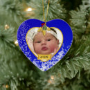 Search for 2 sided photo christmas tree decorations New baby