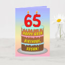 Search for 65th birthday cake 65 years old