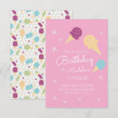 Search for ice cream cone birthday invitations Summer