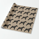 Search for schnauzer wrapping paper Silhouette