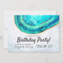 Search for geode birthday invitations Agate