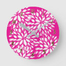 Search for hot pink clocks Chic
