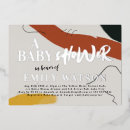 Search for abstract baby shower invitations For her