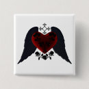 Search for heart dark badges Black
