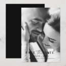Search for date invitations Black and white