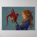 Search for red dragon posters Magic