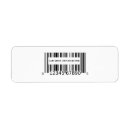 Search for barcode labels White