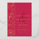Search for magenta floral wedding invitations Formal
